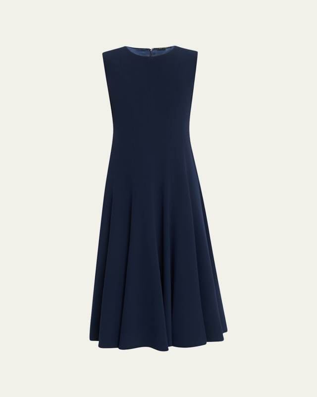 Zalea Sleeveless A-Line Midi Dress
